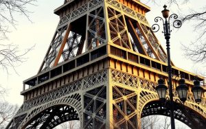 wieża Eiffla kolor pierwotny