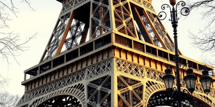wieża Eiffla kolor pierwotny